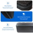 thumbnail image 5 of Estuche vacío TUDIA EVA compatible con iHealth Track Smart Upper Arm y Omron BP7100 Serie 3, Omron BP742N Serie 5/Modelo 7200, estuche rígido de viaje para tensiómetro de brazo., 5 of 5