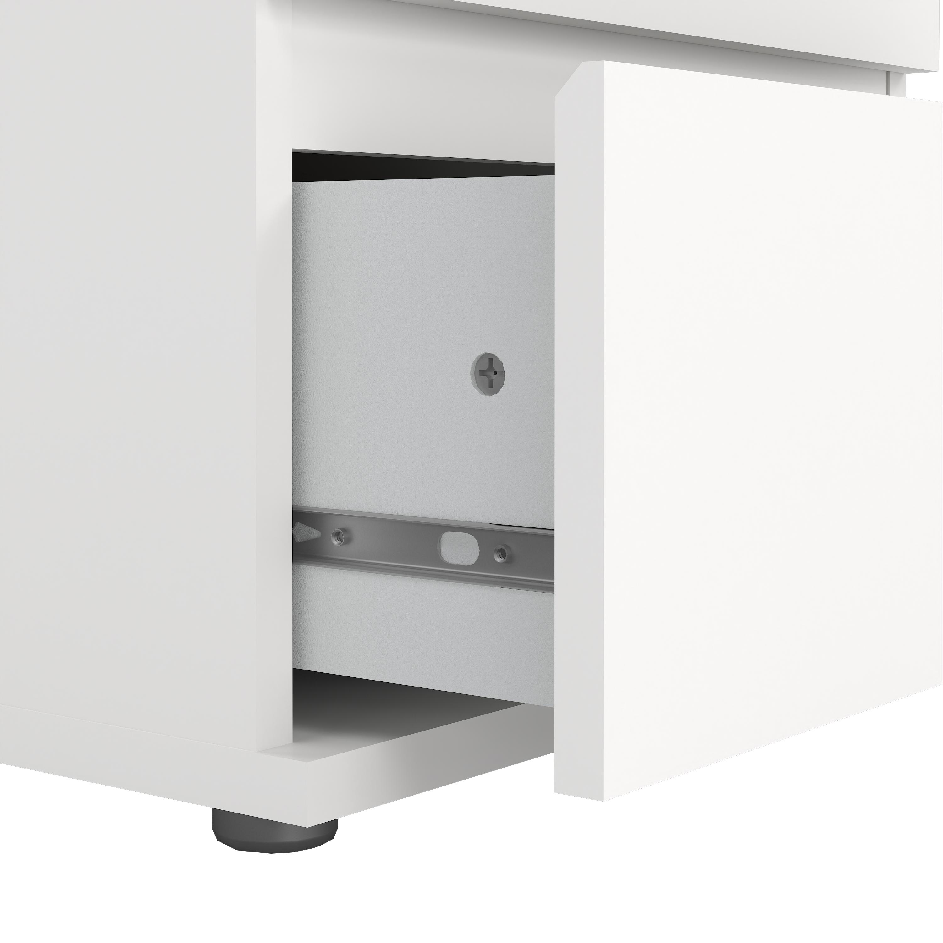 Tvilum Aurora 2 Drawer White Nightstand - Set of 2