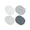 Gray1, variant on 4pcs Handmade Braided Round Cotton Table Coasters, with Solid Thermal Protection, Wearproof Circular Mats to Shield Tabletops From High-Temperature Cups/Household Dining Space Neatly, Pink