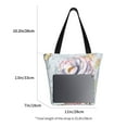 thumbnail image 5 of Fotbe Vintage Rose Pattern Beach Tote,Shoulder Handbag,Spacious Tote Bag,Lightweight Travel Bag,Versatile Shopping Bag, 5 of 9