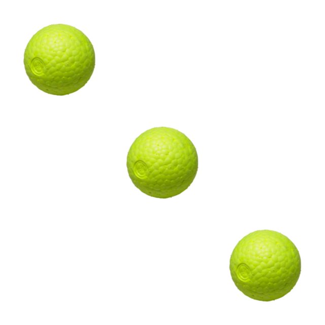 Guardoinrt Dog Rugby Toy With Irregular Bounce And ETPU For Interactive Play And Irregular Bounce Pure Gold 7cm 3Set