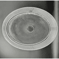 thumbnail image 2 of Decorative 20" Oval Crystal Rectangle Glass Sink - Clear, 2 of 7