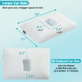 TRAHOOPiercing Pillow Ear Piercing Pillow with Foam Plug, 4''H Ear