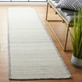 thumbnail image 2 of SAFAVIEH Kilim Luka Striped Runner Rug, Beige/Light Grey, 2'3" x 9', 2 of 8