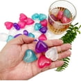 thumbnail image 3 of cubeta de hielo reutilizable, 40 cubitos de hielo de plástico, de congelación rápida y fácil de limpiar, cubos de hielo falsos para hacer bebidas frías y atractivas, bolsas de almuerzo, enfrires, 3 of 3