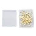 thumbnail image 1 of Paper Clips Process Cross Border Paperclip Box Unique Shape 100Pcs Cute Metal Lightweight Golden Idiosyncratic Shape Individual Shape Clamps, 1 of 7