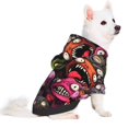 thumbnail image 2 of Fotbe Monstrous Cartoon Characters Sudadera con Estampado para Perros Pequeños – Suéter con Capucha para Mascotas, Tela Suave de Forro Polar con Bolsillo-Large, 2 of 7