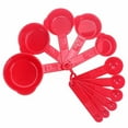 thumbnail image 2 of Oleegame 2PC Stainless Steel Cutlery Set 10Pcs For Baking Set Tools Spoons Coffee Measuring Plastic Cups Measure Kitchen，Dining & Bar Red, 2 of 8