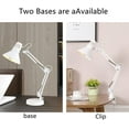 thumbnail image 4 of LINLIN LED Table Lamp, Metal Desk Lamp, Adjustable Goose Neck Swing Arm Table Lamp with Interchangeable Base Or Clamp for Bedroom, Study, Office, Table, 4 of 7