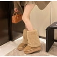 thumbnail image 6 of Women's Faux Fur-Lined Platform Snow Boots - Sweet Style Warm Winter Footwear, 6 of 13
