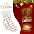 thumbnail image 4 of GZHJMY Strawberry Christmas Stocking, Personalized Large Candy Stocking Hanging Gift, Xmas Stockings Decoration for Family Holiday Party Ornaments Decor Fireplace, 4 of 7
