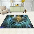 thumbnail image 3 of Coolnut Lightweight Carpet Mats, 5'3" x 4' Area Soft Rugs, Floor Mat Rug Home Decoration for Kids Room Living Room, 63"x 48" Dolphin On Abstract Background, 3 of 6