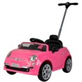 thumbnail image 1 of Best Ride On Cars Fiat 500 Push Car White Stroller, 1 of 5