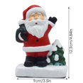 thumbnail image 2 of KNFATEQVEDG Scarf Snowman Santa Home Resin Holiday Desktop, 2 of 7