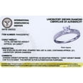 thumbnail image 3 of Forever Facets 3/4 CT TW Lab Grown Diamond Engagement Ring in Sterling Silver, Adult Female, 3 of 9