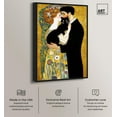 thumbnail image 2 of Kiss with Cat Canvas Modern Art Prints by Art Remedy, Black Frame, 10 x 15, 2 of 7