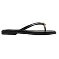 thumbnail image 3 of bebe Women’s Flat Sandals – Cute Summer Sandals for Women, Stylish Beach Shoes and Flats with Ribbon, 3 of 8