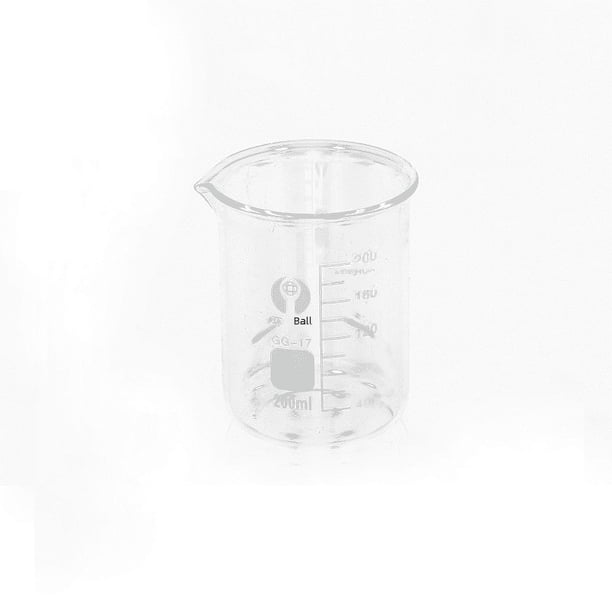 Vaso de precipitados de vidrio resistente a altas temperaturas de 5, 25, 150, 500, 800 y 5000 ml Vaso graduado de borosilicato espesado de alta calidad