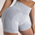 thumbnail image 5 of Gym Shorts Women, Comdrip Womens Workout Gym Shorts High Waisted Butt Lifting Tummy Control Running Shorts Yoga Shorts Women Grey M, 5 of 9