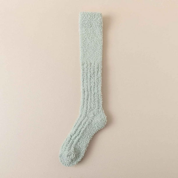 Calcetines para mujer, pantuflas, calcetines de invierno cálidos con forro polar, calcetines acogedores, suaves, gruesos y peludos, calcetines navideños para mujer