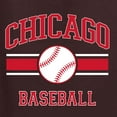 thumbnail image 6 of Wild Bobby City of Chicago Baseball Fantasy Fan Sports Unisex Hoodie Sweatshirt, Brown, Small, 6 of 6