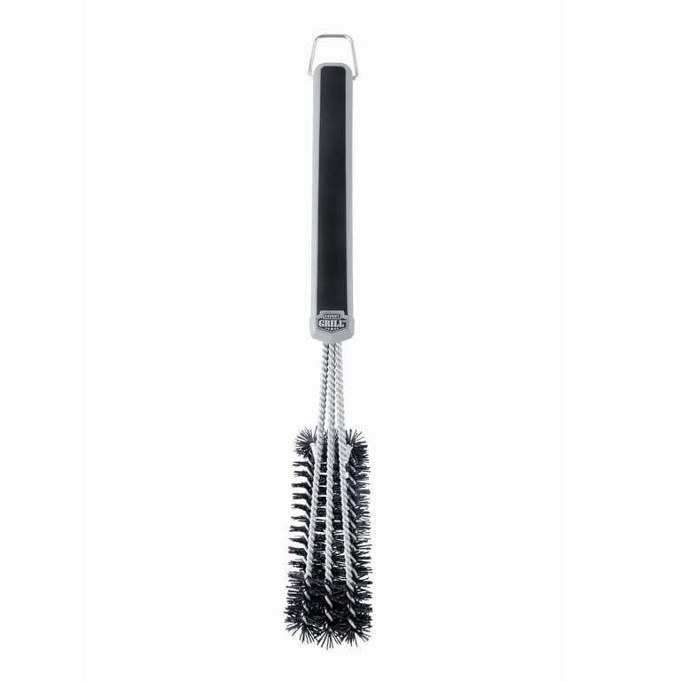 Expert Grill 3-Head Stainless Steel Grill Brush, Gray photo 6