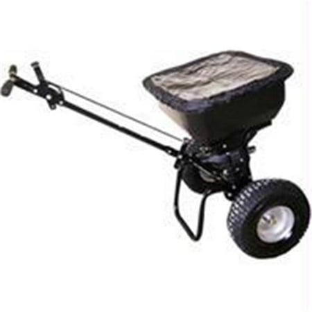 Precision Products Inc.-Commercial Broadcast Spreader with direct Rod Control- Black 130 Pound