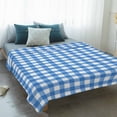 thumbnail image 4 of Blue Blanket Soft Cozy Warm Throw Blanket for Couch, Plush Fuzzy Flannel Fleece Blankets for Sofa, Country French Rustic Buffalo Plaid Modern Art Bed Blankets Lightweight Gifts for Women, 50"x60", 4 of 9