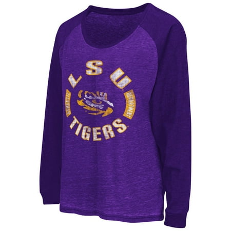 LSU Tigers Women's NCAA "Balance" L/S Banded Bottom Top Shirt