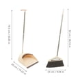 thumbnail image 2 of HONITANO 1Set Ergonomic Handle Broom and Dustpan Household Cleaning Kit Assorted Color, 2 of 8
