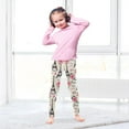 thumbnail image 5 of joogoo Girls' Leggings Paris Tower Flowers Yoga Pants 5T, 5 of 8