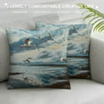 thumbnail image 3 of Autua Birds Water Cloudy Sky Graphic Decorative Cushion Throw Pillow Cover Square Pillow Case 1PC 22x22in, 3 of 5