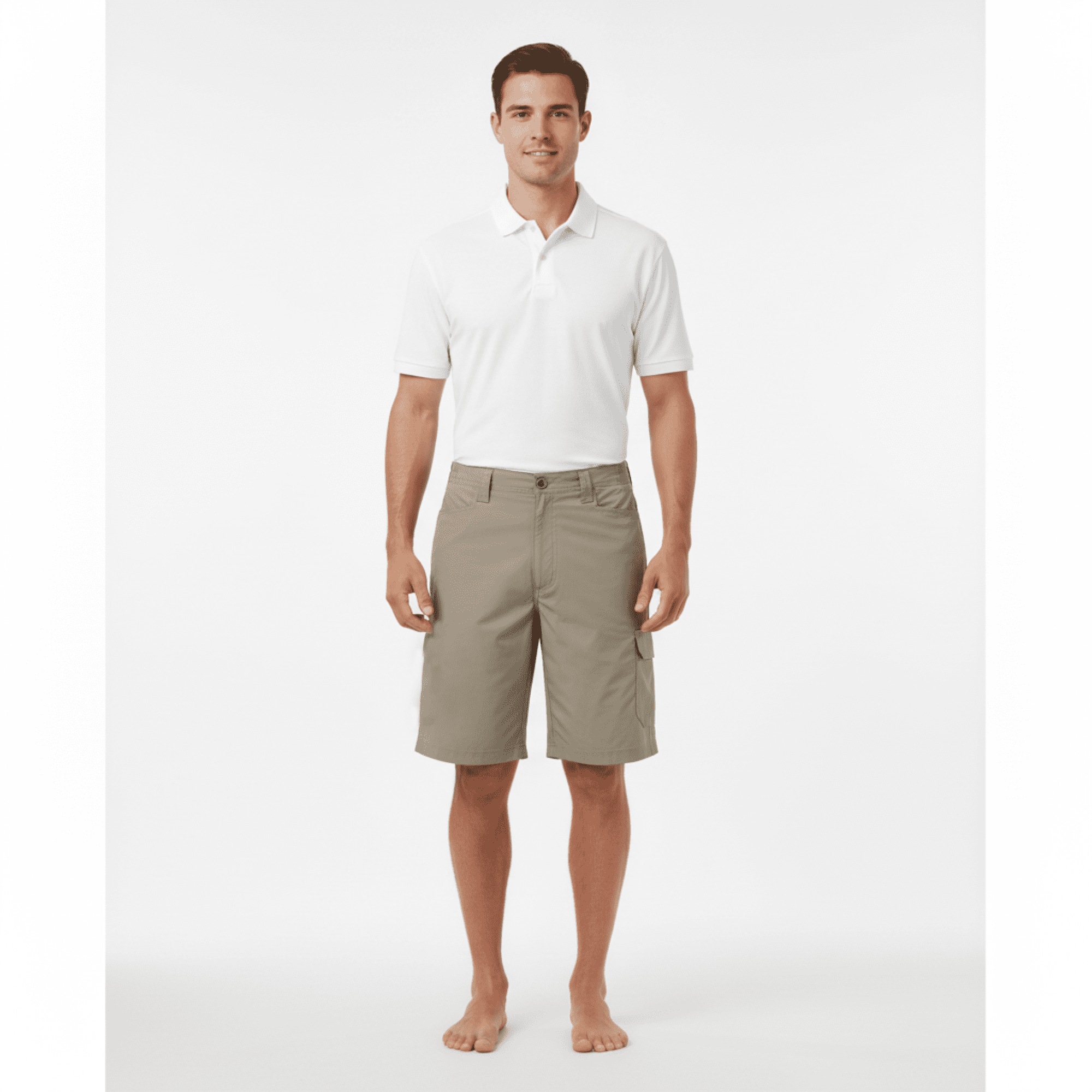 Fishing Life Predator Performance Short, Khaki, 34