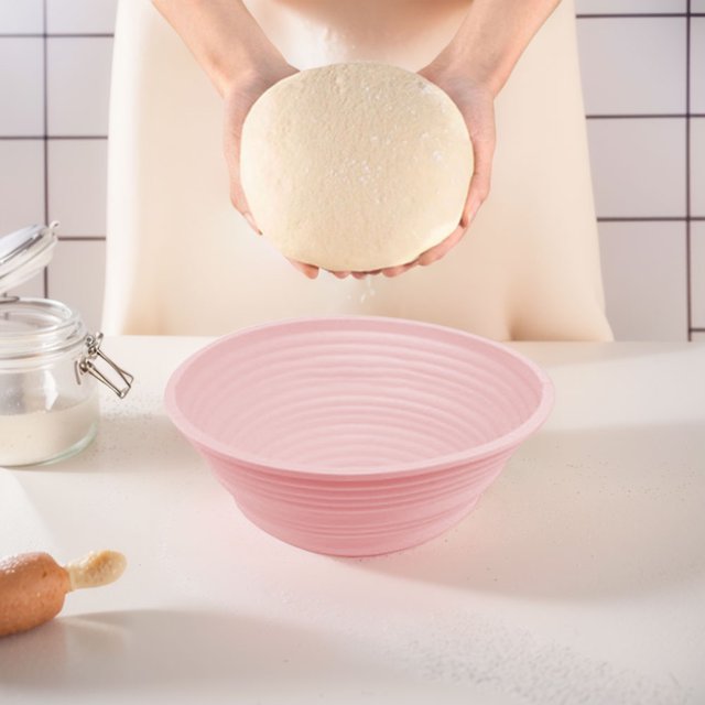 Cesta de fermentación de pan de silicona, suministros para hornear de gran capacidad resistentes al calor