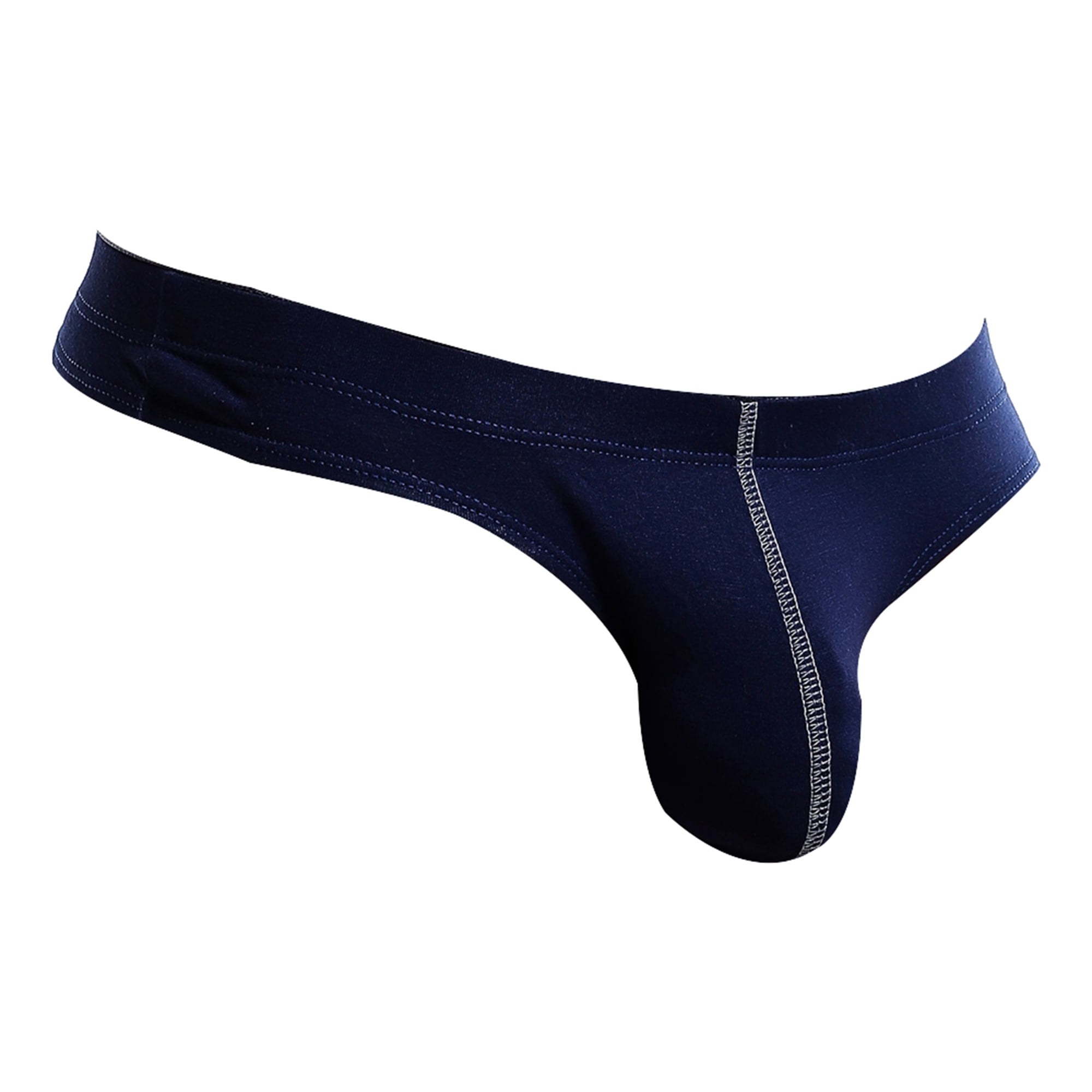 Mens Sexy Slim Fit Thong Underpants Soft Pouch Enhancing Bikini Brief ...