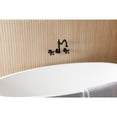 thumbnail image 2 of Kingston Brass KS1020PKX Duchess Two-Handle Wall Mount Roman Tub Faucet, Matte Black, 2 of 7