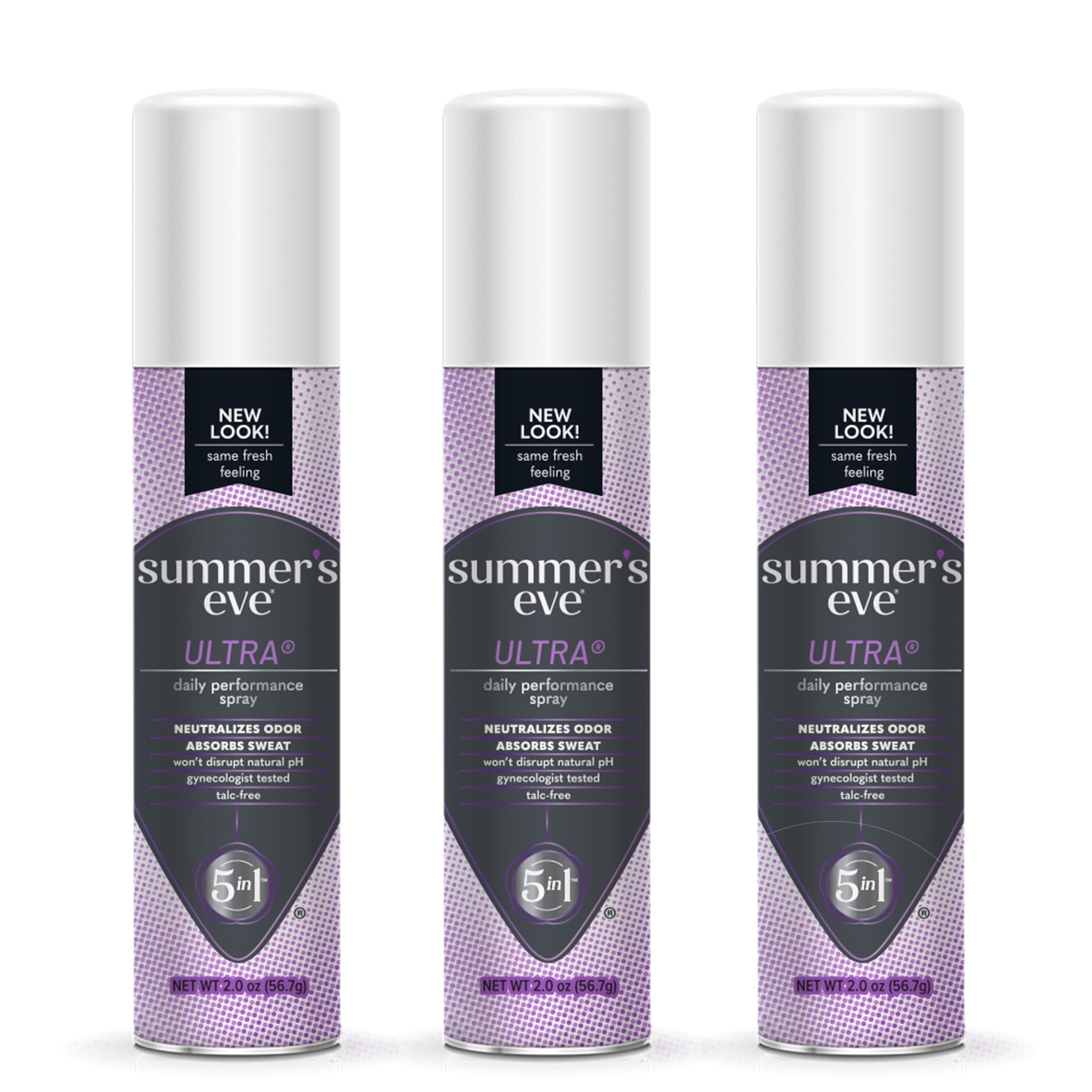 Summer's Eve Ultra Daily  Active Feminine Spray, pH balanced, 2 oz, 3 Pack