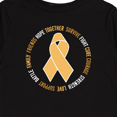 thumbnail image 4 of Inktastic Word Circle-Childhood Cancer Awareness Boys or Girls Long Sleeve Toddler T-Shirt, 4 of 5