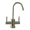 thumbnail image 2 of Westbrass 10" 2-Handle Hot and Cold Water Dispenser Faucet with Instant Heating Tank, Polished Nickel, 2 of 9