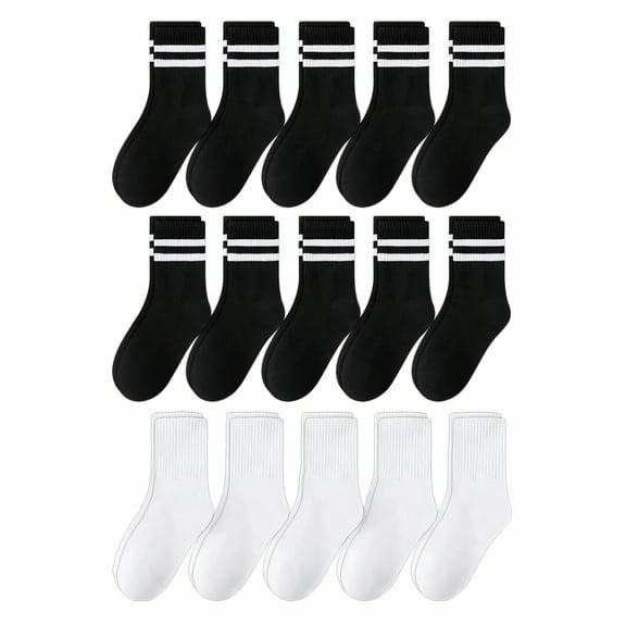 TELOLY 15Pairs Kids Socks,Size 31-37 Boys Socks 4-6 Years,Cotton Material Boys Socks,Combination1