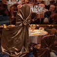 thumbnail image 4 of NUZYZ Chair Cover Dust-proof Removable Satin Skirted Back Self-tie Chair Cover Protector Event Party Supplies, 4 of 8