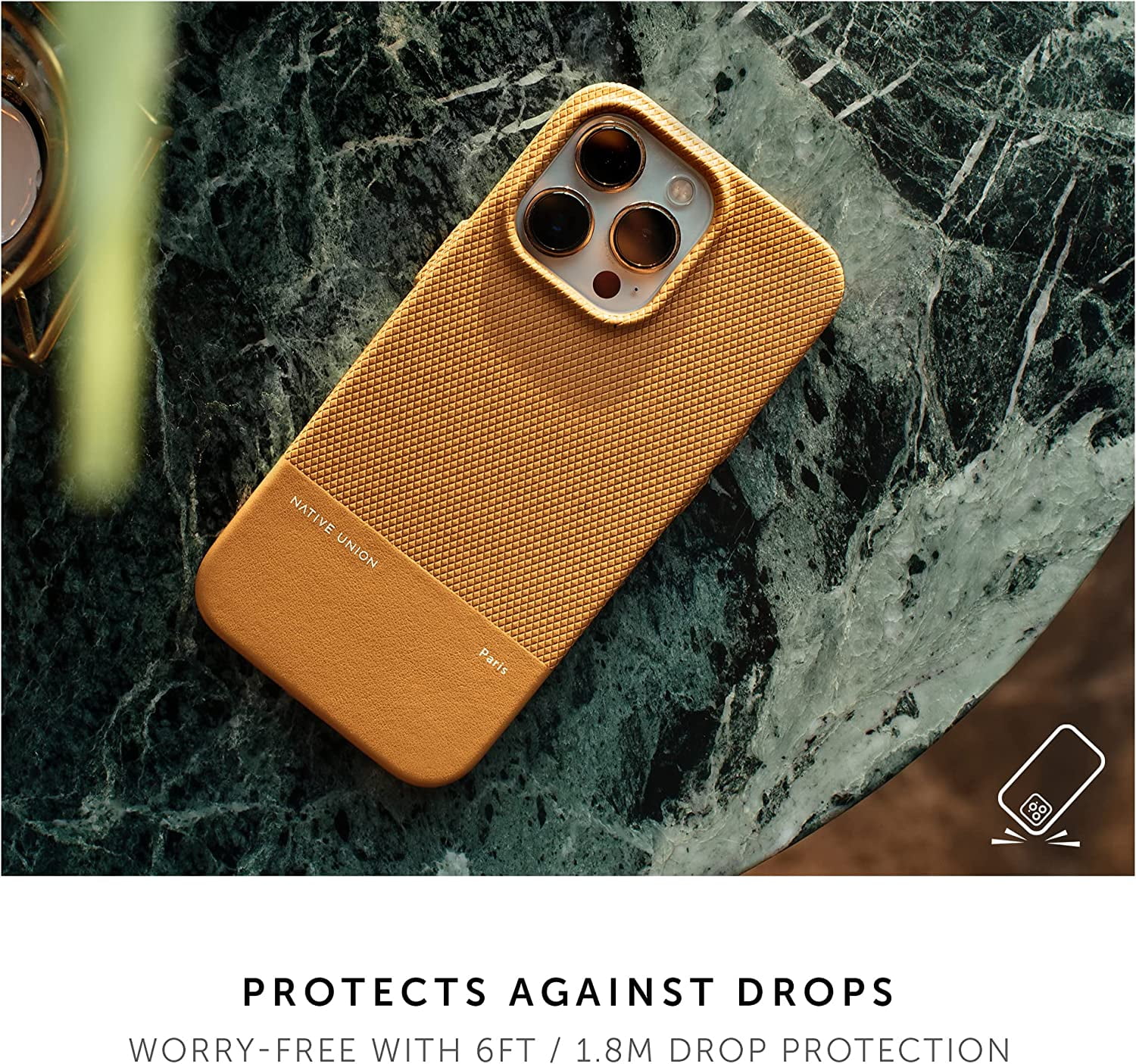 Native Union (Re)Classic Case – Magnetic 6ft Drop Protection Compatible with iPhone 14 Plus (Kraft)