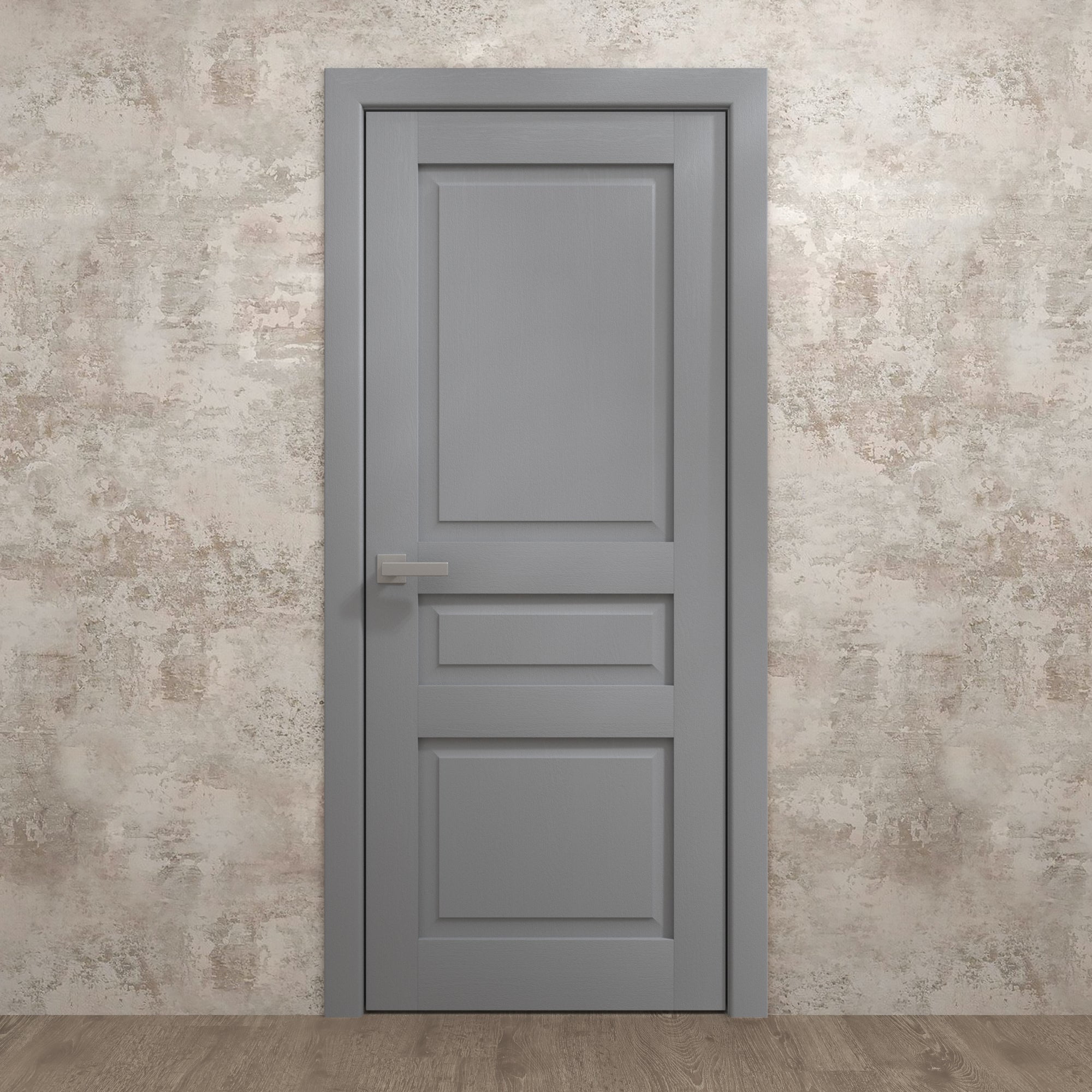doorzoリクエスト Interior Solid French Door 32 x 84 inches | Ego 5012 Painted Grey