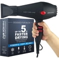 thumbnail image 1 of YBQF Ionic Hairdryer for Salon 2200W | Professional Hair Blow Dryer | Blast Turbo 6900 Soft Touch Black, 1 of 5