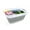 Gray, variant on SAMMART Collapsible Plastic Laundry Basket - Foldable Pop Up Storage Container / Organizer - Portable Washing Tub - Space Saving Hamper / Basket