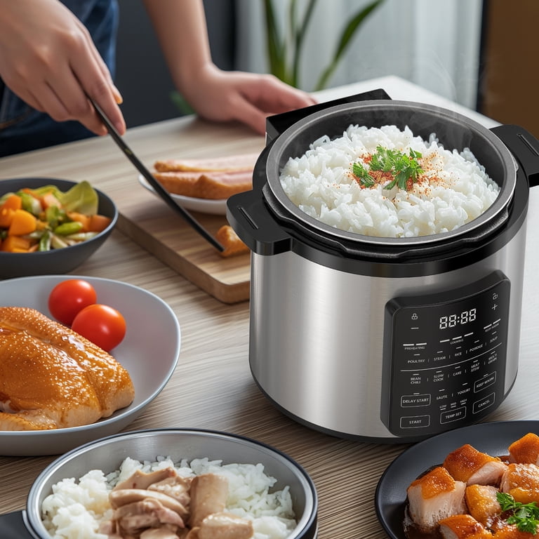 JIOABL 6Qt Electric Pressure Cooker 12-in-1 Multi Cooker photo 2