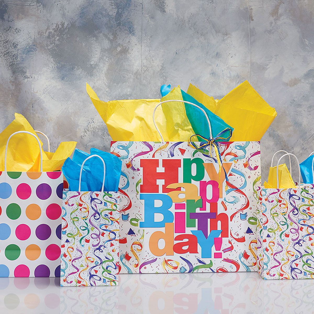 Current Birthday Gift Bag Value Pack 40 Piece, Gift Bags, Tissue