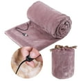 thumbnail image 1 of Feltree USB Electric Heating Blanket 160x85cm Cable Control, Safe Low Voltage Flannel Mattress Pad with 3 Temp Gears for Office or Camping, 1 of 7