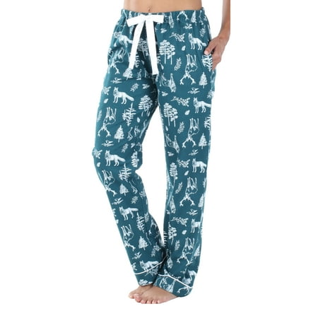 

PajamaMania Women s Cotton Flannel Pajama PJ Pants with Pockets