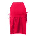 thumbnail image 4 of Glisme Tank Tops For Women Strappy Casual Summer With Tie Detail Solid Color Basic Versatile For Daily Wear Vacation Outfit Regular Fit Red T Shirt, 4 of 5